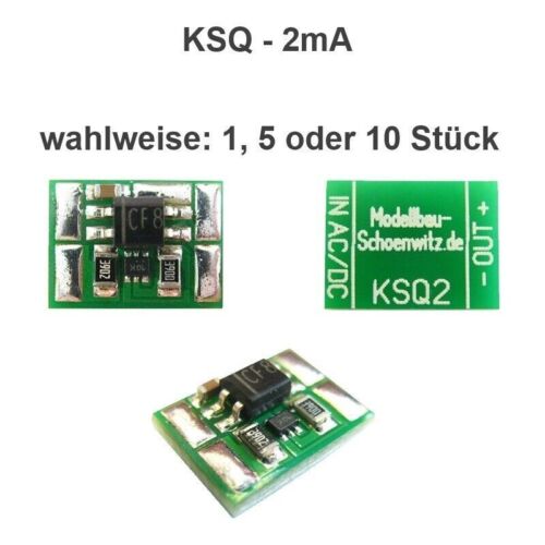 Konstantstromquelle LED Treiber 2 5 10 15 20 30 mA LEDs 4-24V an AC/DC Mini KSQ2 - Bild 9 von 14