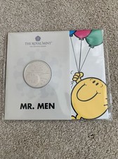 2021 Royal Mint Mr Men Mr Happy BU £5 Five Pound Coin Pack Sealed