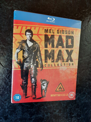 Mel Gibson - Mad Max Collection (Blue-ray, Englische Version, Neu, FSK 18)