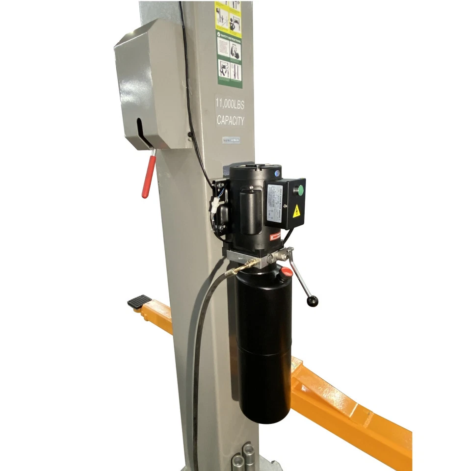 New TRIUMPH NTO-11A 11,000 lb 2-Post Asymmetric Clearfloor Lift Foto 4 de 4