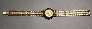 Authentic Seiko Quartz 18K Electro Gold Plated Women's Watch Water Resistant Beautiful