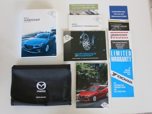 14 Mazda 3 Vehicle Owners Manual Handbook Guide | eBay