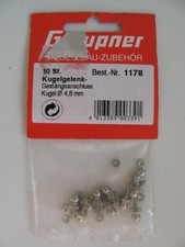 Graupner: połączenie belki przegubu kulowego M2, 4,8 mm #1178