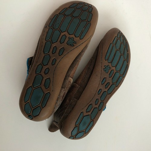 Scarpe basse da passeggio Cushe Manuka marrone salice blu pelle Mary Jane donna 6 - Foto 9 di 9