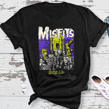 MISFITS EARTH A.D THE ROCK PUNK ROCK T SHIRTS T Shirt DO158