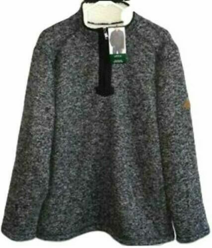 Orvis Men's Classic Collection fleece Sherpa Lined quarter zip pullover Size L