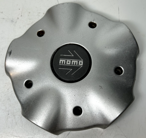 MOMO IDEA Wheel Center Cap Vintage Silver Aluminum Alloy with emblem 93 #1 - Picture 2 of 9