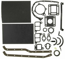 Mercruiser Marine 3.0L 181 Complete Lower Gasket Set Conversion 2PC Rear Seal.