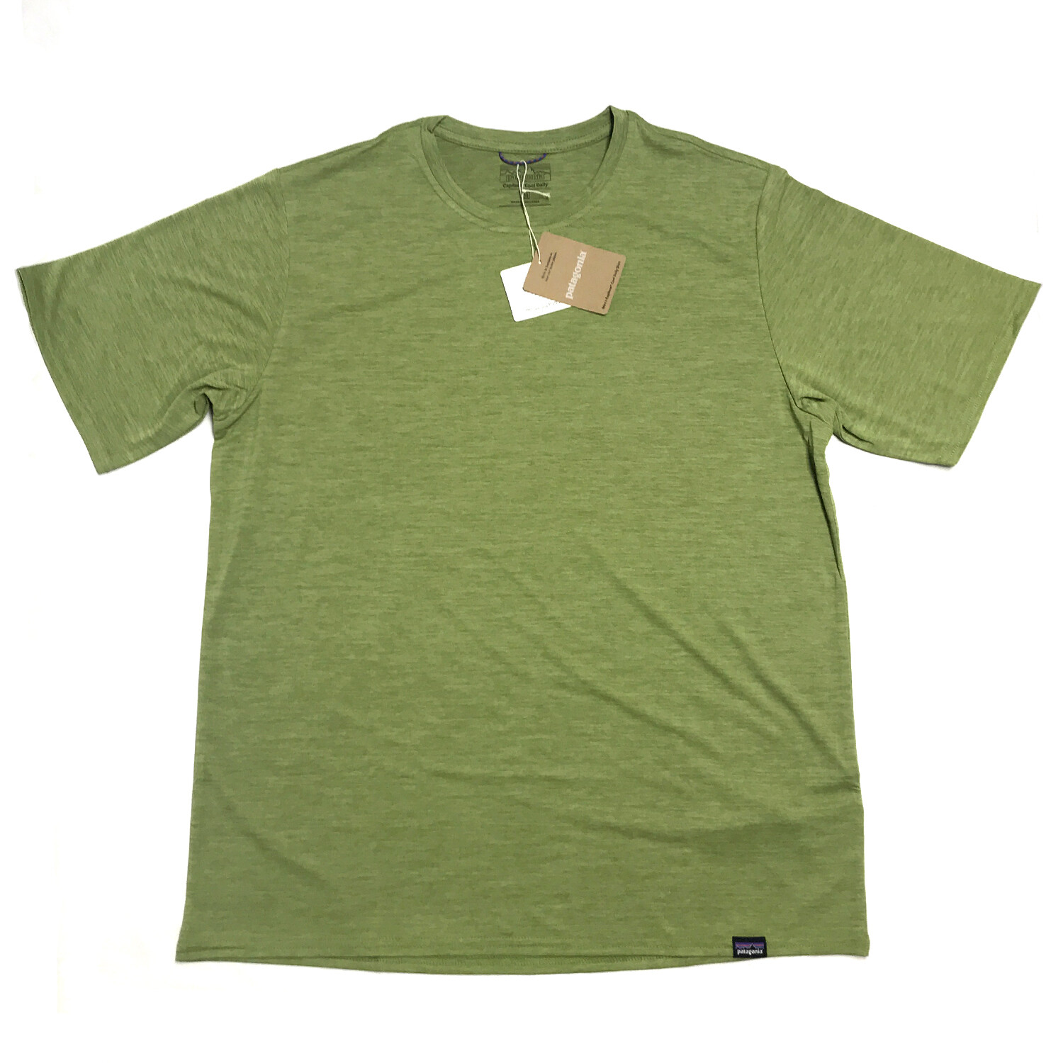 Мужская футболка Patagonia Mens - Capilene Cool Daily S/S - Buckhorn Green / Light X-Dye