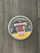 WarriorWrap Premium 3/4 in x 66 ft. 7 mil Vinyl Electrical Tape, Black Brand New