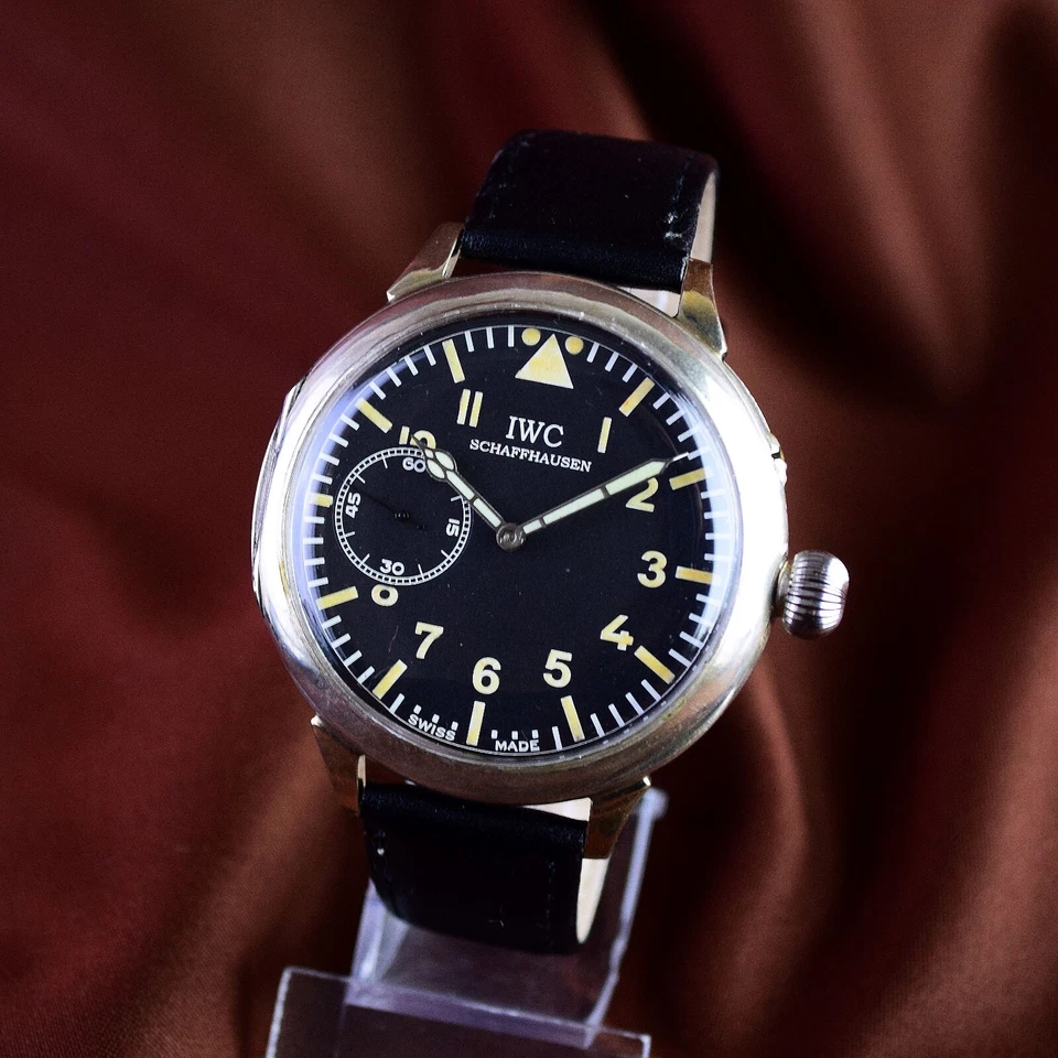 Vintage Swiss Watch IWC Military Style Collectible Marriage Wristwatch Serviced - Image 3 of 4