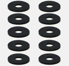 Rubber Washers Form A Black Neoprene DIN-125, Pack of 10. M2 M3 M4 M5 M6 M8 M10