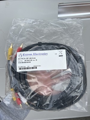 Extron Electronics #26-643-20 AV RCA 20' (6.0M) 