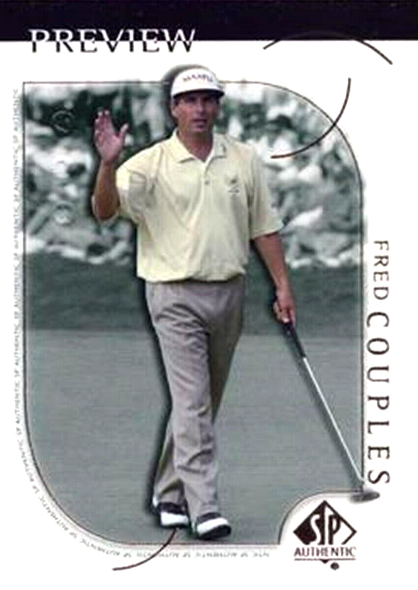 2001 SP Authentic Preview #3 Fred Couples