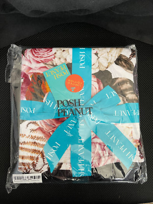 Posh Peanut Black Rose & Black White Stripe Luxe Patoo