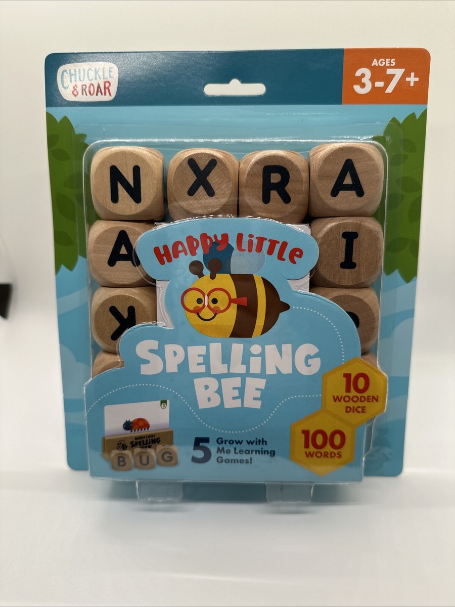 Chuckle & Roar Spelling Bee Dice Game - Learn To Spell With 100 Words & Letter Dice, Ages 3-7 - View #2