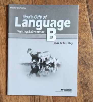 God's Gift Of Language B Teacher Quiz/Test Key [NEW]