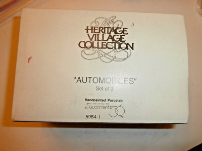 Heritage village collection 3点セット HERITAGE VILLAGE COLLECTION SET OF 3 AUTOBILES DEPARTMENT | eBay
