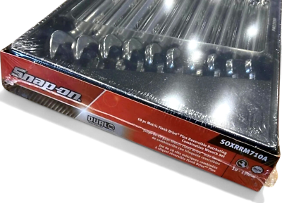 SNAP ON SOXRRM710A 10pc 10-19mm Reversible Ratcheting Wrench Set
