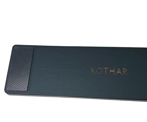 Wooden Keyboard Wrist Rest Full Size Black - Bild 5 von 6