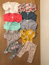 Carter's Infant Girls Winter Clothing Lot of 10 Size 6 Months