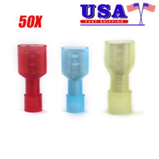 50PCS Female Insulated Wire Connectors Nylon Terminal Quick Disconnect Connector