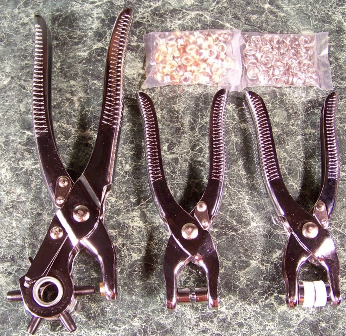 4mm Silent Leather Hole Punch Stitching Handzangen Lederhandwerk Werkzeug Heavy Duty Snap Setter Zangen Werkzeug für Metallknöpfe Reparatur Bootsabdeckungen