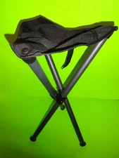 WalkStool Basic 20" Folding Camping Chair Seat Aluminum Telescopic 3 Leg 330#Max