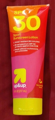 up&up Sport Sunscreen Lotion SPF 30 Broad Spectrum Water Resistant 8 fl oz