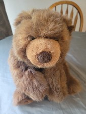 Russ Berrie Grreat Grizzly Plush 15" Brown Bear Soft Floppy Stuffed Animal