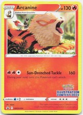 Pokemon Arcanine (Illustration Contest 2022) SWSH304 NM P Sword & Shield Promo on eBay