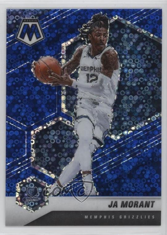 2020-21 Panini Mosaic Fast Break Blue Prizm 5/85 Ja Morant #40 1u6