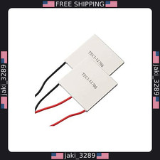  2pcs TEC1-12706 Thermoelectric Cooler Peltier Plate 6A 12V 60W Module