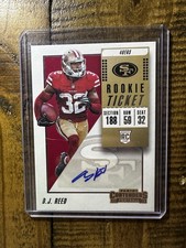 2018 Panini Contenders ROOKIE Ticket Autograph D.J. Reed #213 AUTOGRAPH (AU, RC)