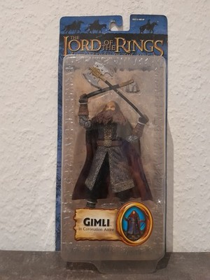 ToyBiz Lord Of The Ring | Return of the King |  GIMLI  | Blue Case  Rare  2004 