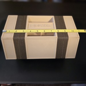 ROLYKIT Brown & Tan Storage Organizer