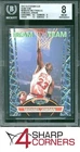 1992 STADIUM CLUB BEAM TEAM MEMBERS ONLY #1 MICHAEL JORDAN BULLS HOF BGS 8