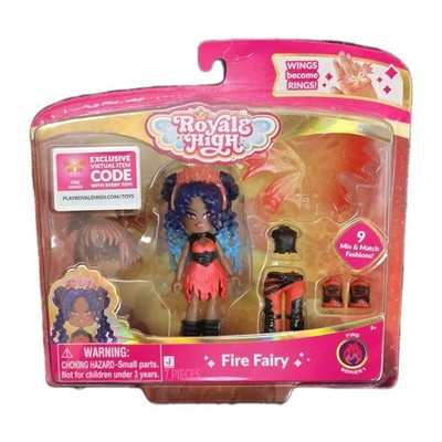	Royale High 3  Fire Fairy Fashion Doll 9 Accessories Virtual Item Code	