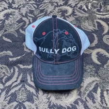 Bully Dog Bulldogs Big Logo Trucker Hat Mens SnapBack Black