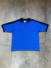 Vintage 2000s Y2K Tommy Hilfiger Polo Collared Royal Blue Flag Shirt Size Large