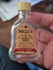 Bells Miniature Whisky Bottle.