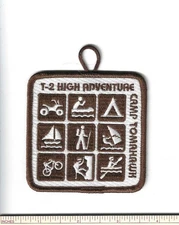 SCOUT BSA TOMAHAWK RESERVATION CAMP PATCH T-2 HIGH ADVENTURE NORTHERN STAR CNCL