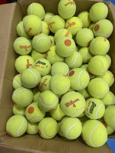 50 Wilson Orange DotTennis Balls EXCELLENT A QUALITY SEE OTHER LISTED No P Rico