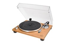 Image of Audio-Technica Turntable LPW30TK Teak Wood Finish with Built-in Phono Pre-Amp