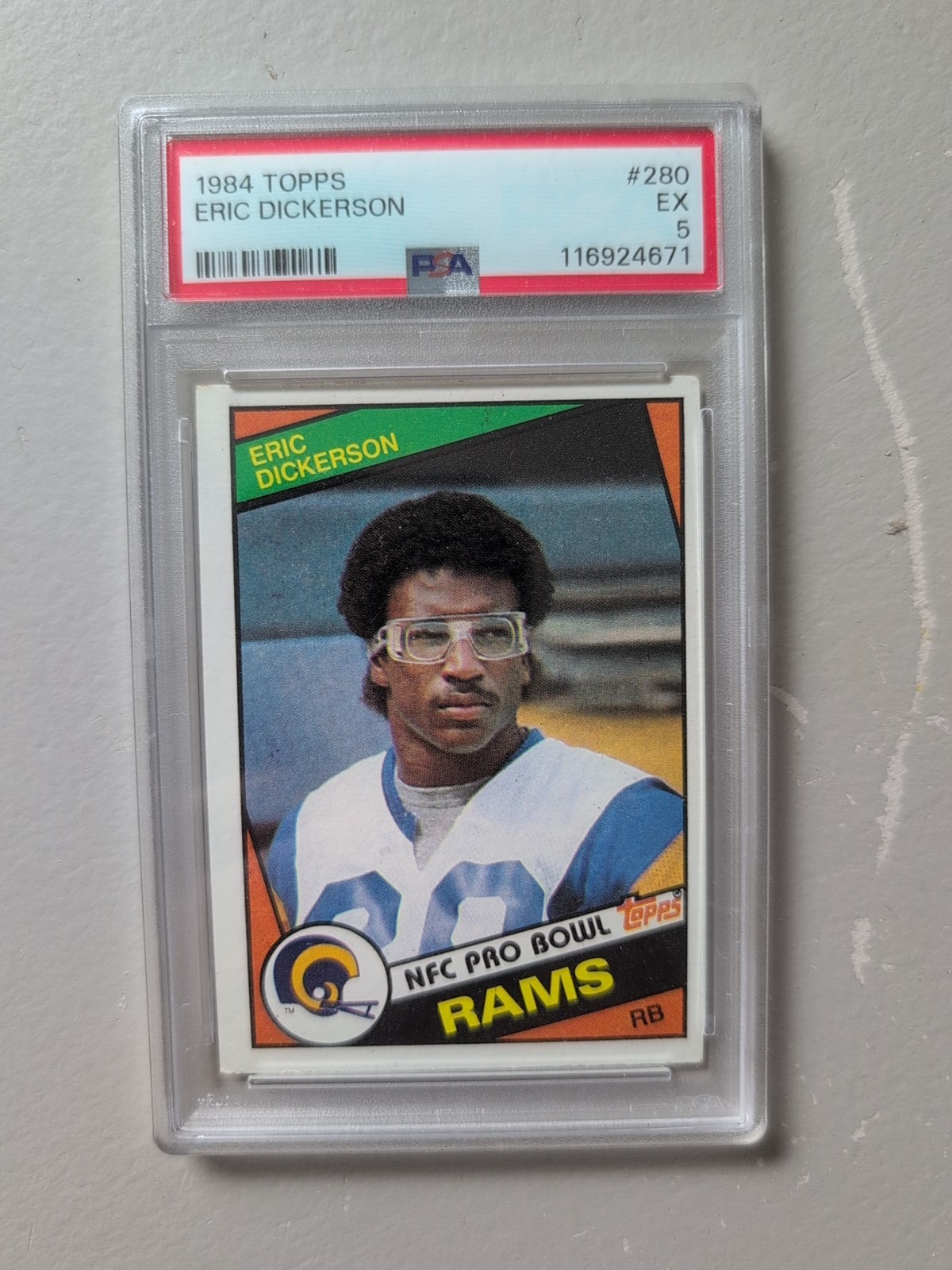 1984 Topps - Eric Dickerson #280 PSA 5 EX Rams
