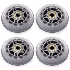 Inline Skate Wheels with Bearings, 3 Inch Roller Blade Wheels 76Mm Outdoor an...
