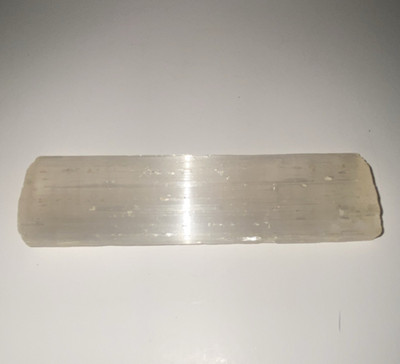 Natural White Translucent Crystal Rough Wand Mineral Specimen Piece