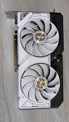 ASUS Dual NVIDIA GeForce RTX 4060 Ti  White OC Edition 8GB GDDR6 Graphics Card