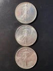 American Silver Eagle Consecutive 3 Coin Lot:  1992, 1993, 1994
