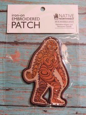 Collectible Fabric Patch ~ Bigfoot, Yet, Sasquatch - Native Northwest Monster